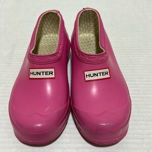 Hunter Fuchsia Clogs Little Kids - Size 13